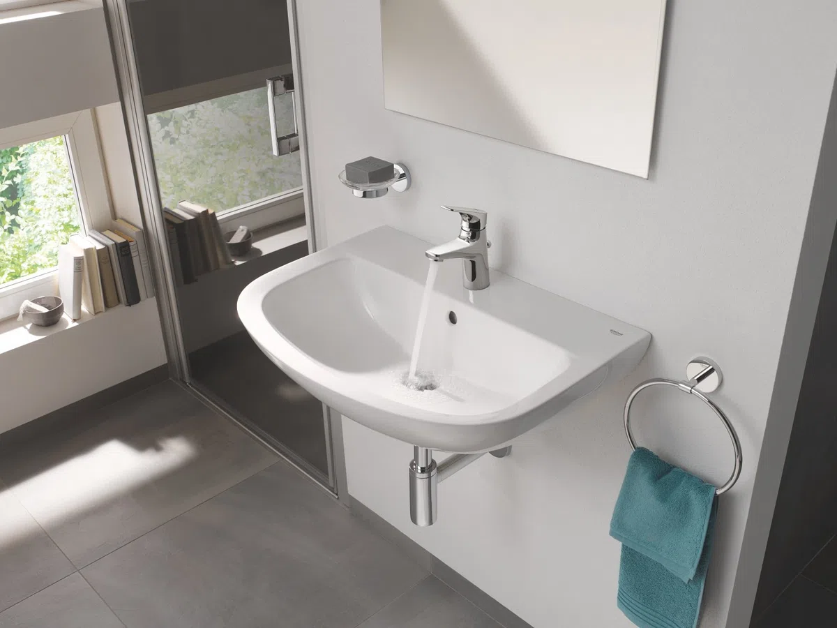 Grohe Bau | Bagno in ceramica – Lavabo 65 cm + Grohe, 39421000
