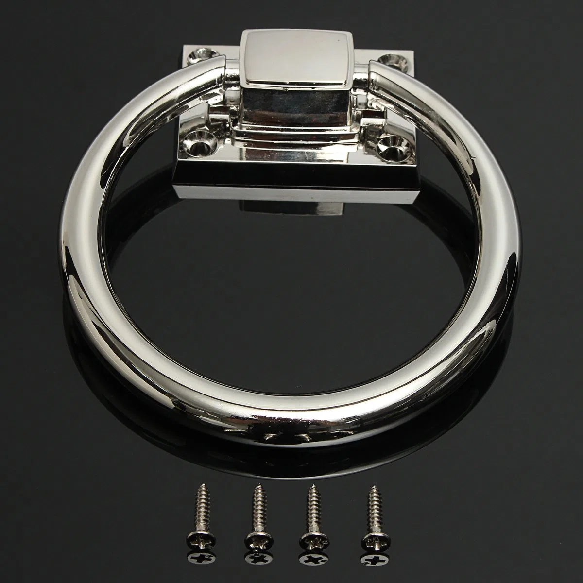 MASUNN Inox Acciaio Knocker Tira Maniglia Tirare Anelli Brillante Argento Per Sedia Porta In Legno