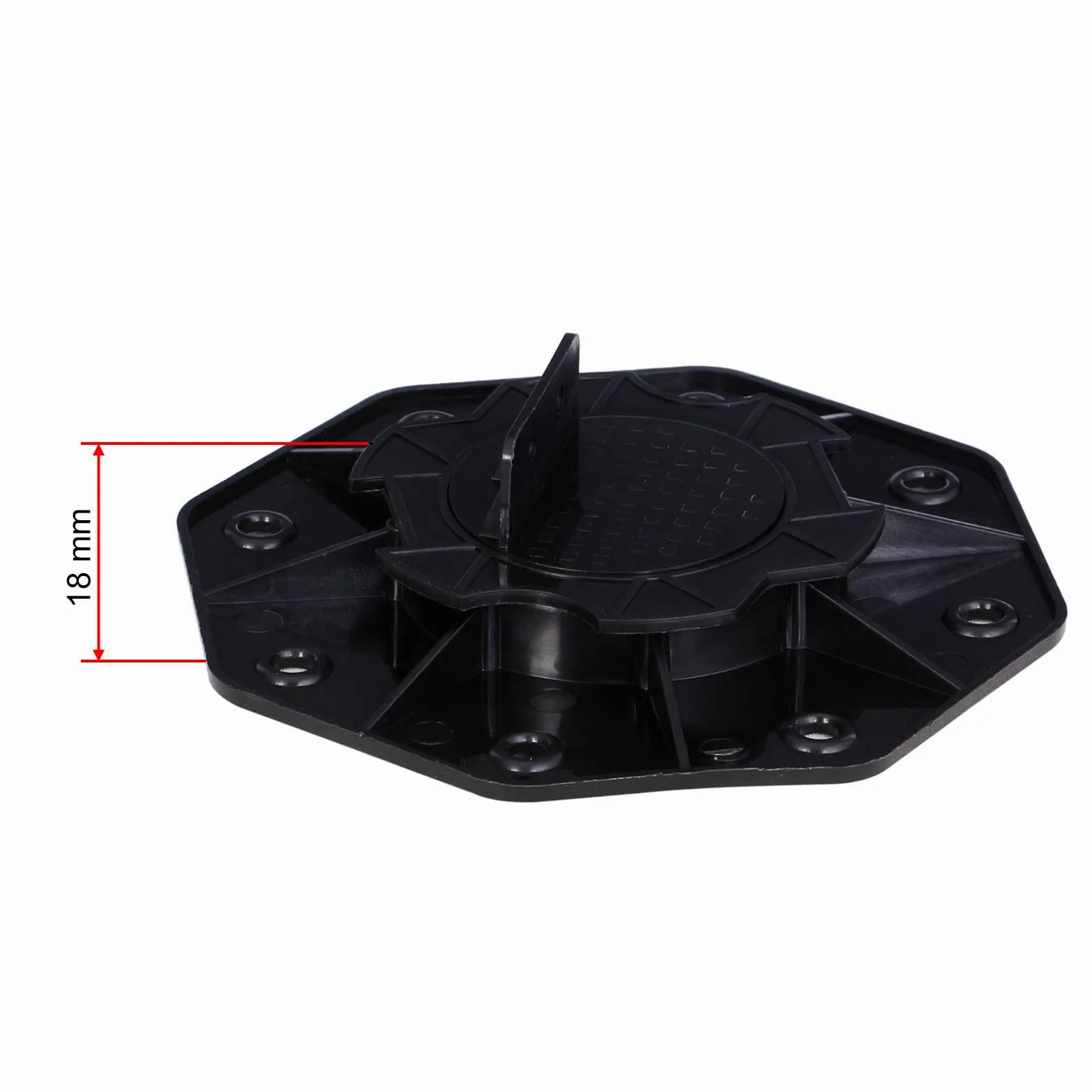 XPOtool Set 40 supporti per pavimenti galleggianti, Altezza regolabile 18-25mm Max 2700 kg, Piedini per Decking