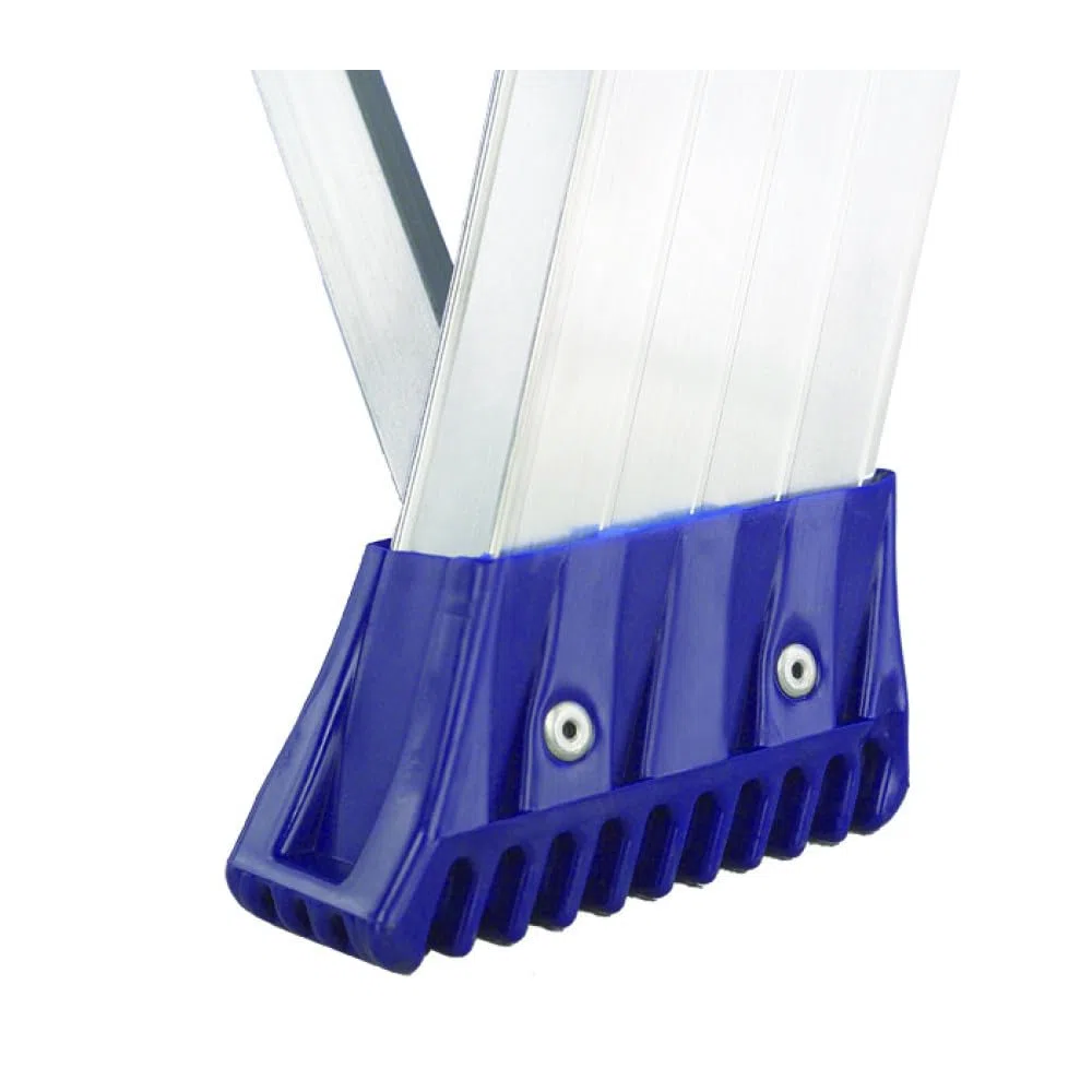 Svelt Scala Professionale 3 Gradini con Piattaforma e Parapetto – Alluminio Rinforzato con Profilo Scatolato – Altezza di Lavoro 254/274 cm – Portata 150 kg – EN131 e D.Lgs. 81/08