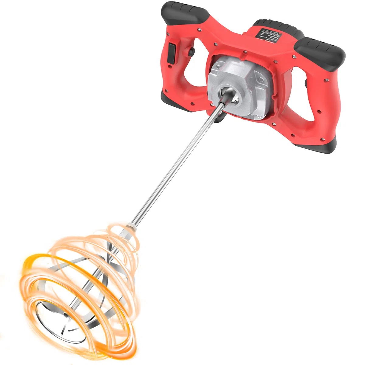 IMAYCC 2100W Miscelatore per Malta,Professionale Miscelatore per Betoniera Cemento Industriale con 6 Velocità, Agitatore M14 Regolabile,Elettrico Betoniera per Miscelazione Liquame Vernice Ecc