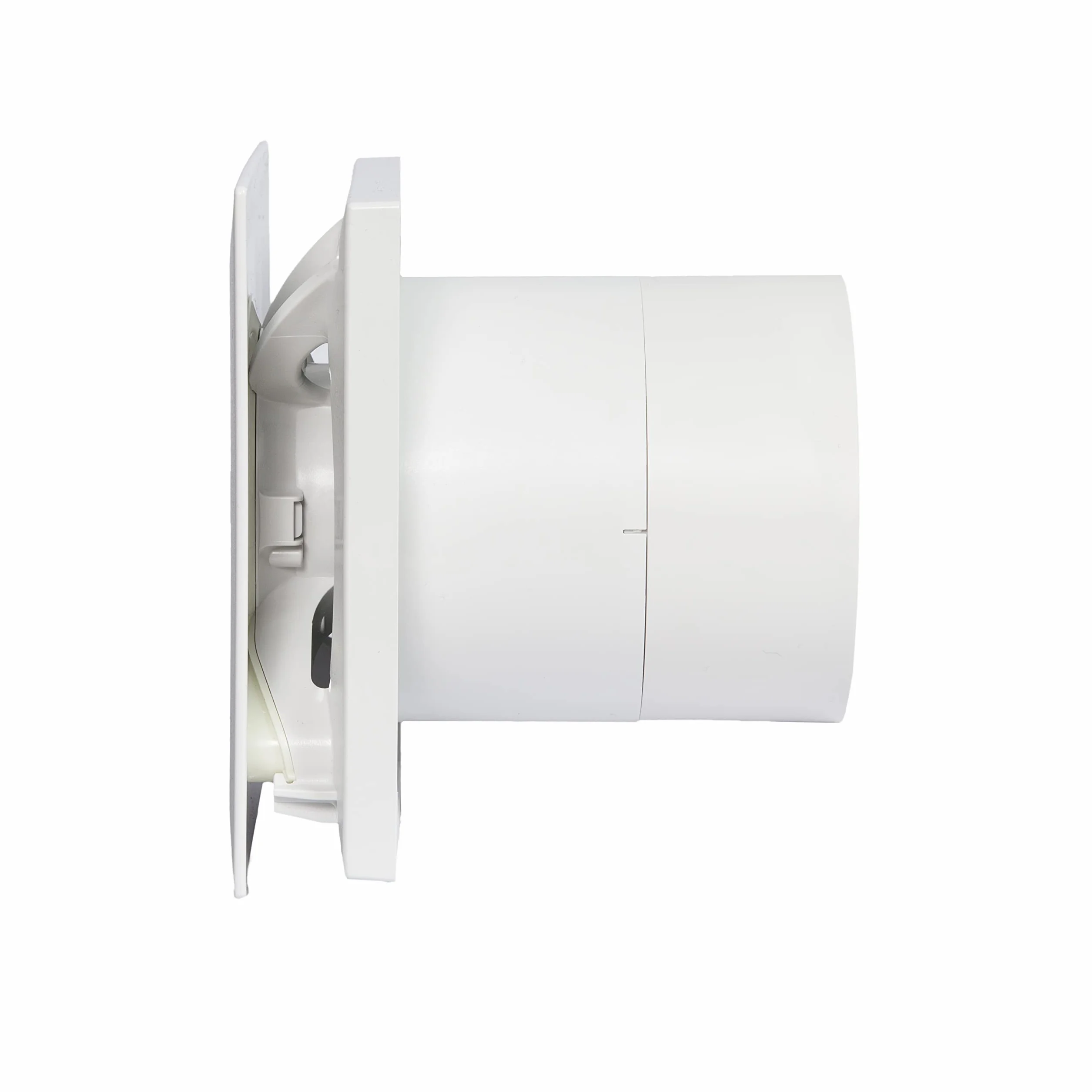 Airflow QT100B Extractor Baño Básico, 100 mm, Fabricado en Alemania, 2 Velocidades, 25 dB(A), 5/9 W, Hasta 25 l/s, Certificado QuietMark, Garantía 3 Años
