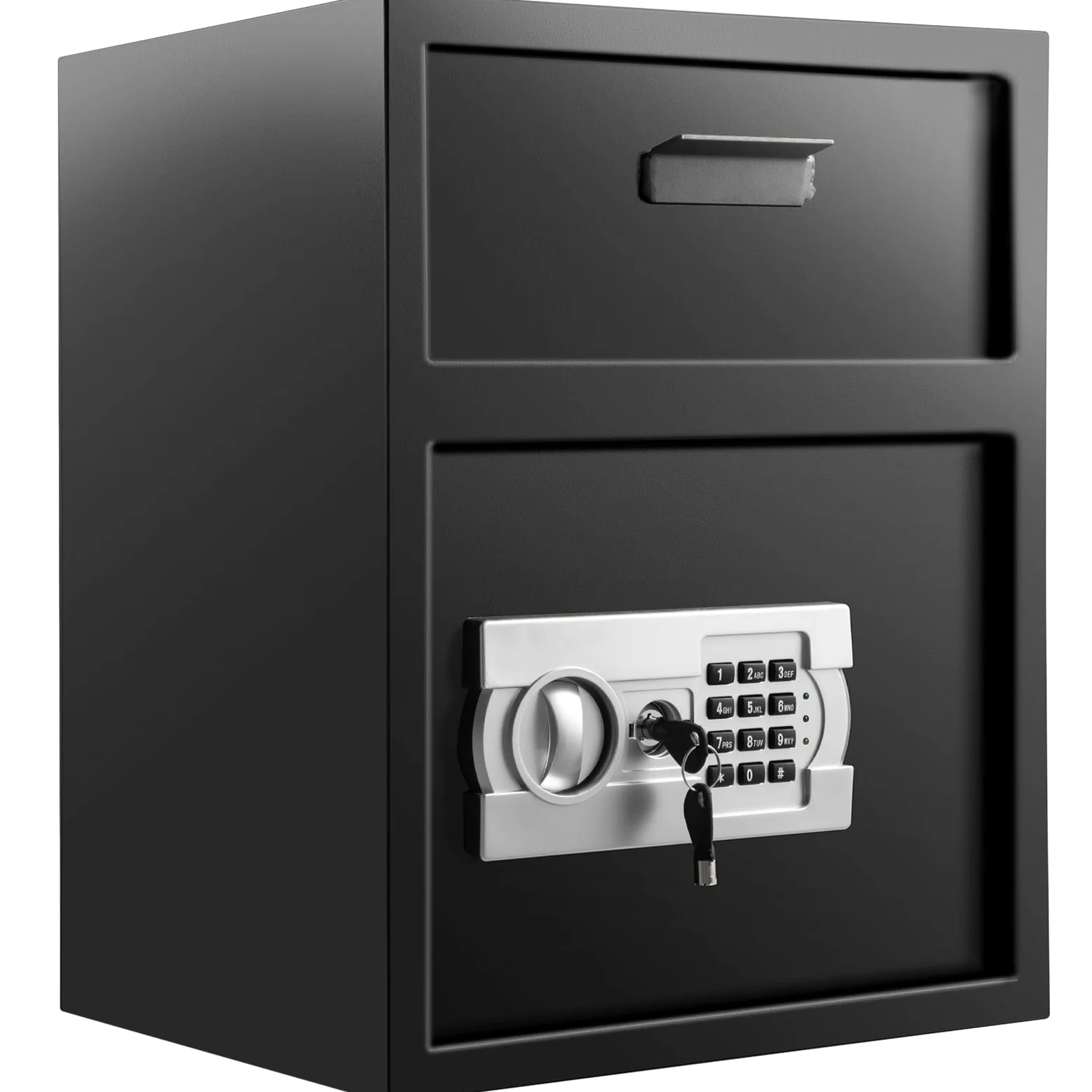 VEVOR Cassaforte da Armadio 36x30x45CM, da Mobile Con Slot di Rilascio, da Cassetto in Acciaio, Elettronica Con Borsa per Documenti Ignifuga, per Gioielli, Contanti