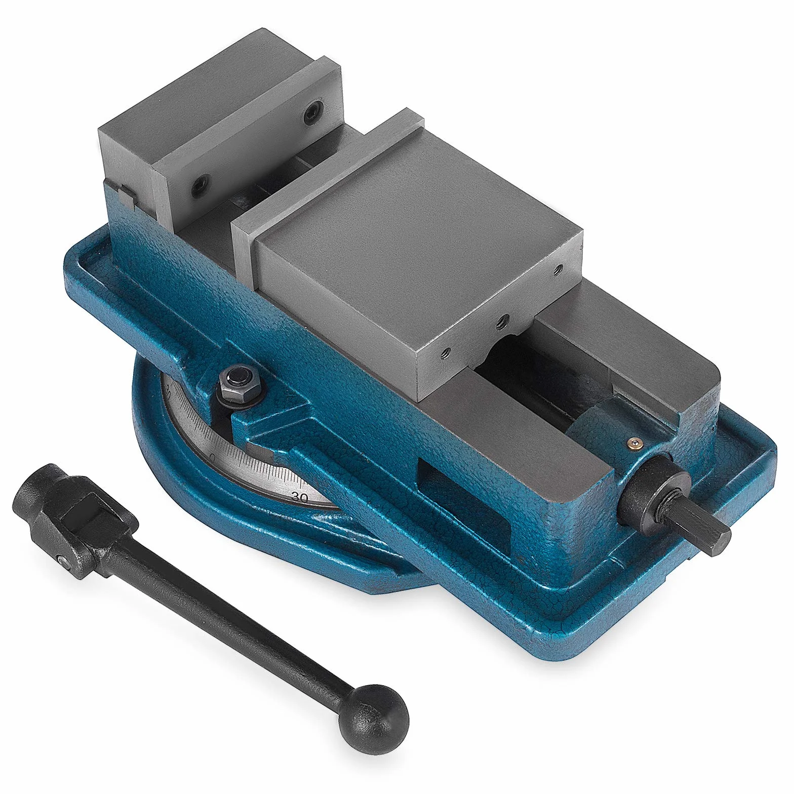 VEVOR Morsa Precisione Morsa per Fresatura Fresatrice di Serraggio con Base Girevole a 360 Gradi, Apertura 100mm Forza di Serraggio max. 19 kn