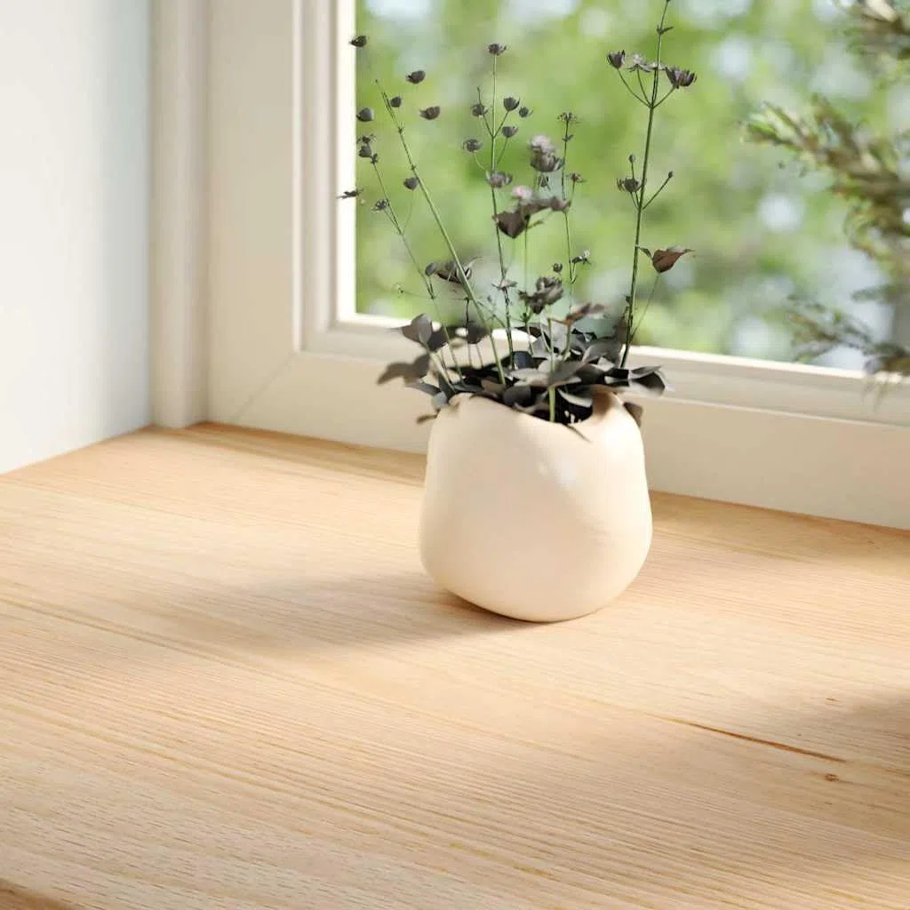 vidaXL Davanzali 2 pz Non Trattati 100x15x2cm Legno Massello di Rovere, Bordo della Finestra, davanzale della Finestra in Quercia, davanzale in Legno