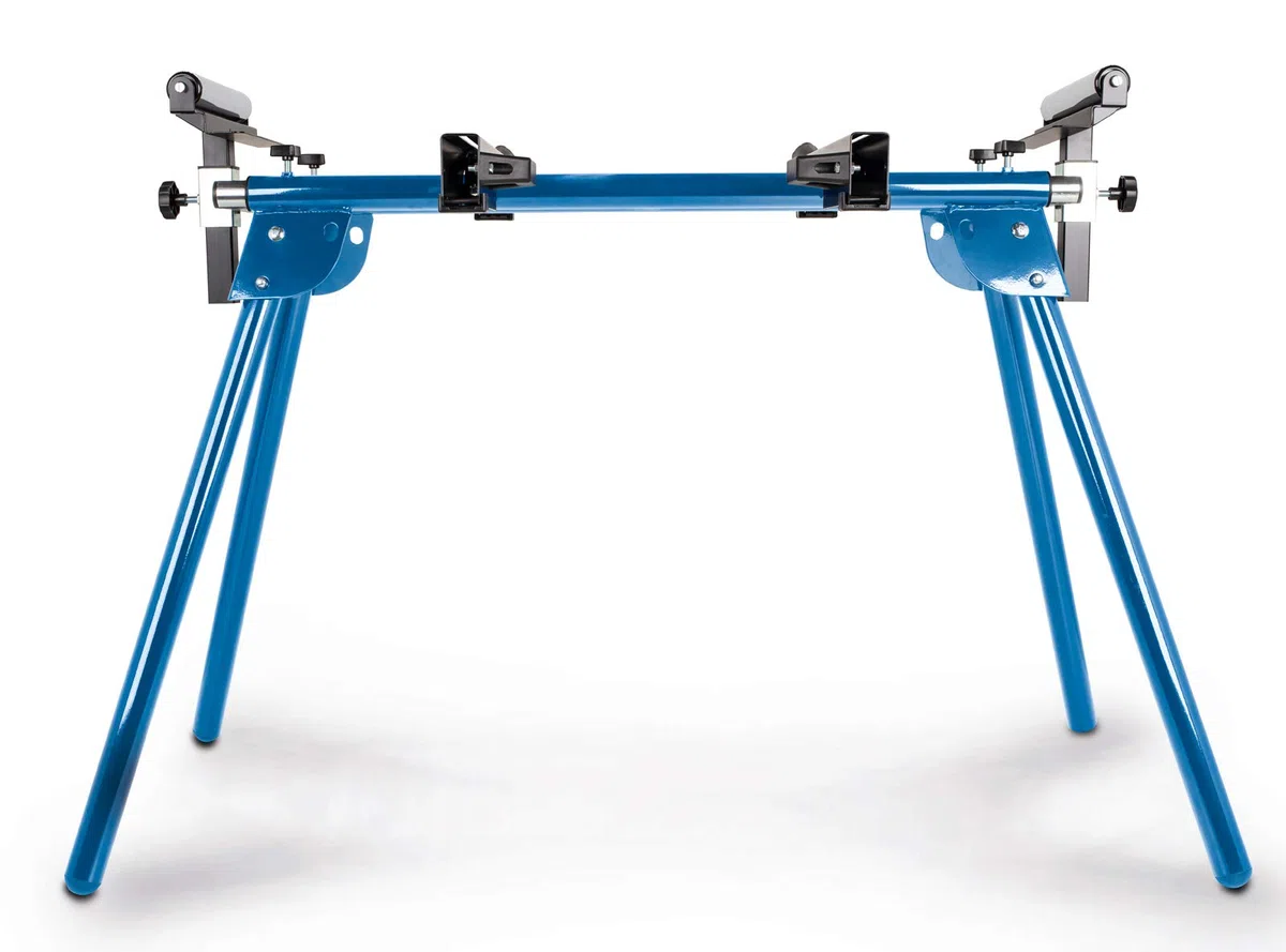 Tavolo di lavoro Scheppach UMF1600 | Banco macchina compatibile con il 95% di tutte le troncatrici sul mercato | Altezza 740mm | Estensione laterale 1– 1,65m | Capacità di carico max. 200kg