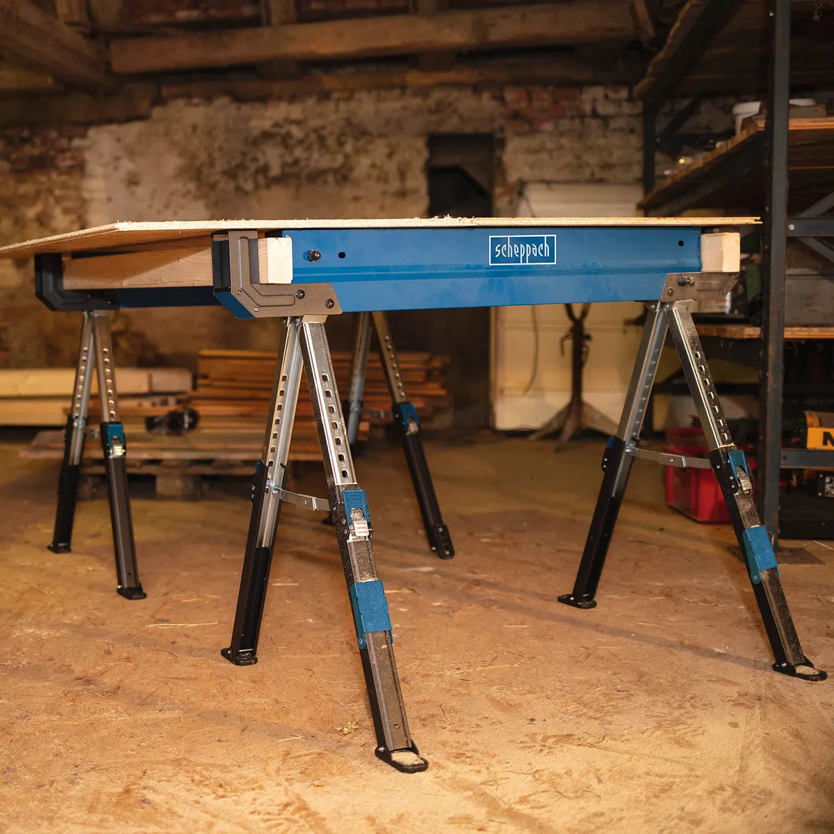 Set di 2 cavalletti SCHEPPACH 820 mm - MWB600