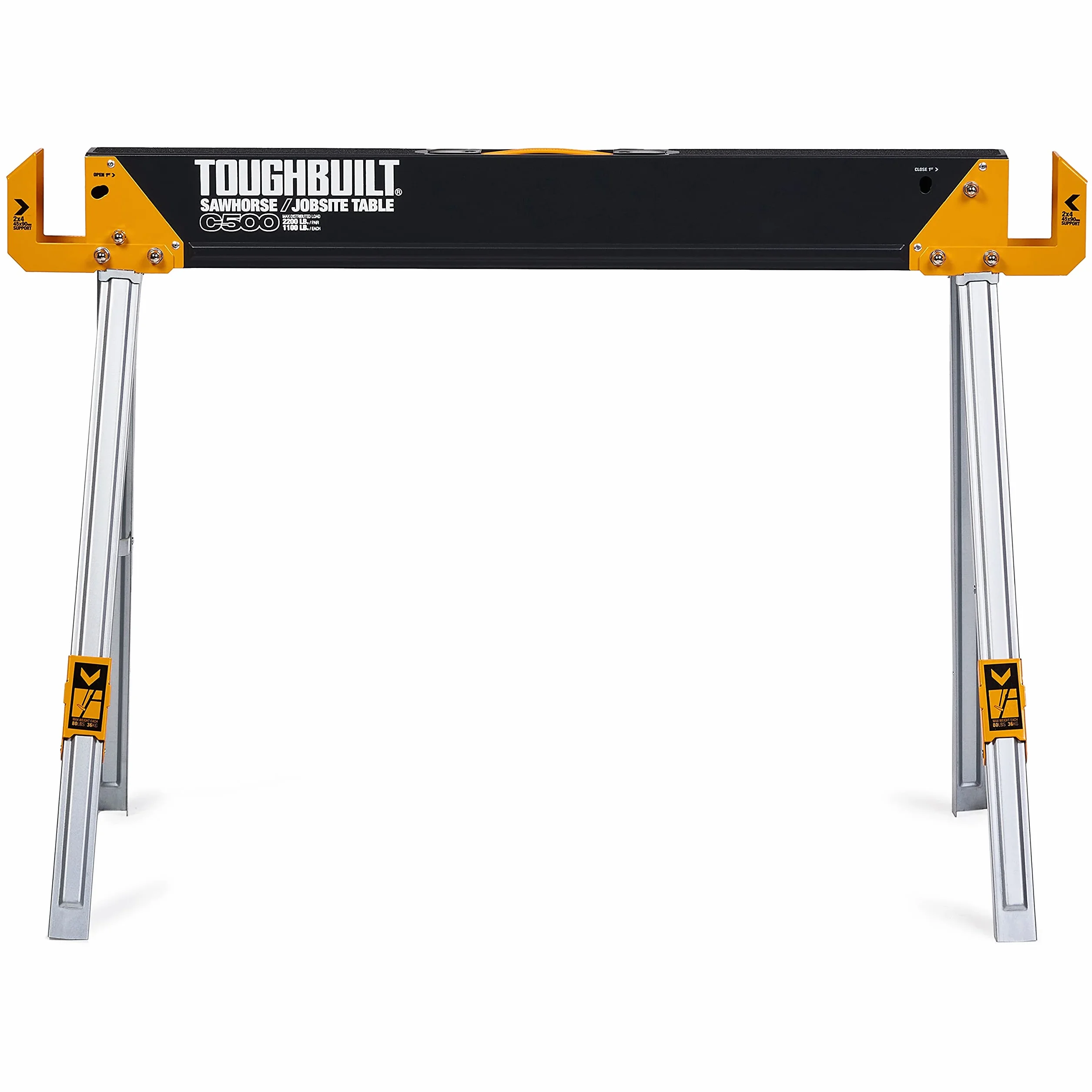 ToughBuilt TB-C550-2 Sawhorse, Nero