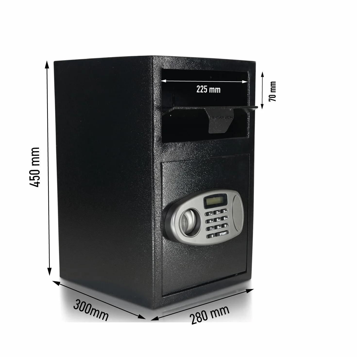 cassaforte antirapina | cassaforte con sportello d'inserimento ribaltabile | classe di sicurezza a | serratura elettronica | cash deposit | autosalone