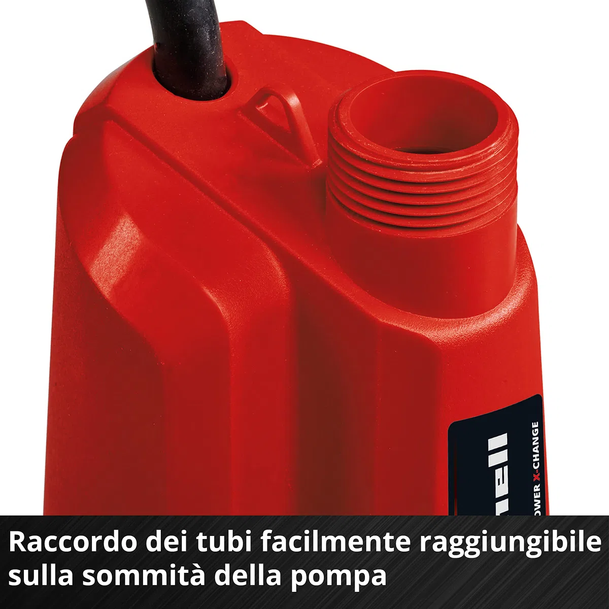 Einhell GE-SP 18 Li - Solo Pompa per acque chiare a batteria Power X-Change (18V,Prevalenza 8 m, portata 5000 L/h, profondità max immersione 4 m, senza batteria e caricabatteria)