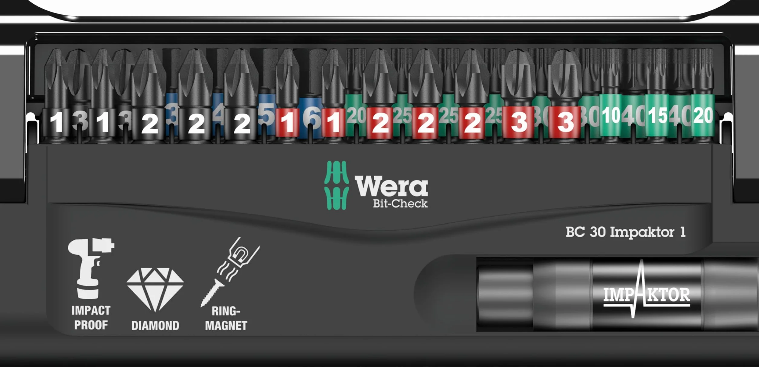 Wera, Bit-Check 30 Impaktor 1, 30 pezzi