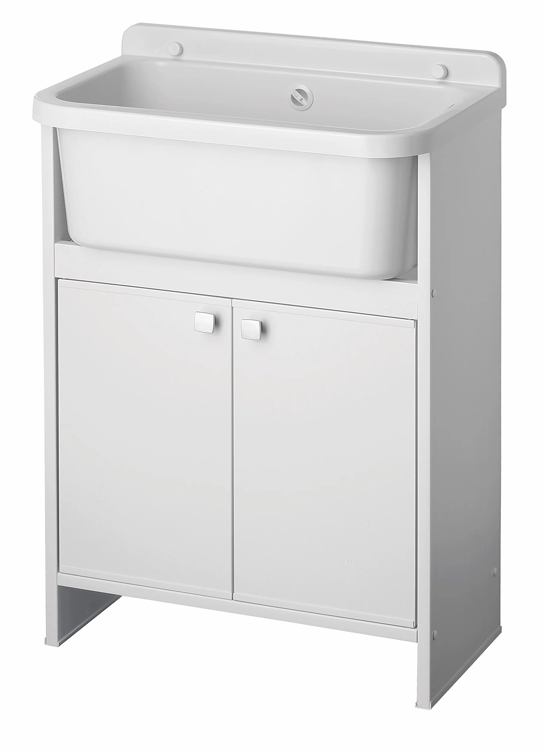 Negrari 5001PMC Lavatoio Salvaspazio in Resina da Esterno, Bianco