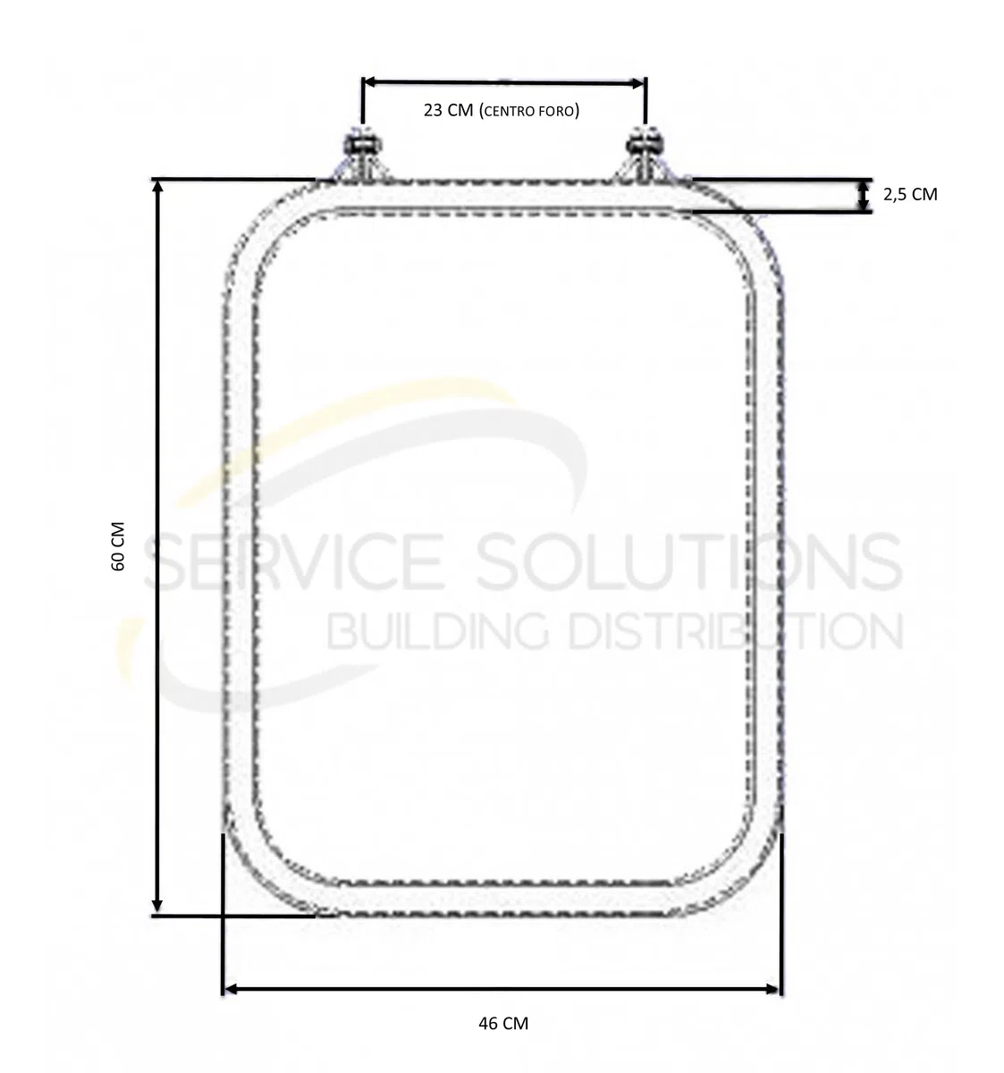 MED Cupola di Ricambio per Lucernario per Tetto 45x60cm in Plastica - Materiale Resistente e Trasparente - Facile da Installare – Altamente Compatibile