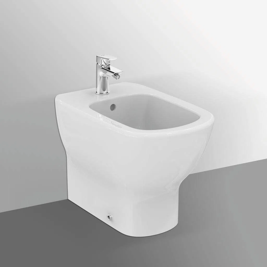 Ideal Standard T456901 TESI Bidet monoforo per installazione filo parete - Bianco - Logo rings