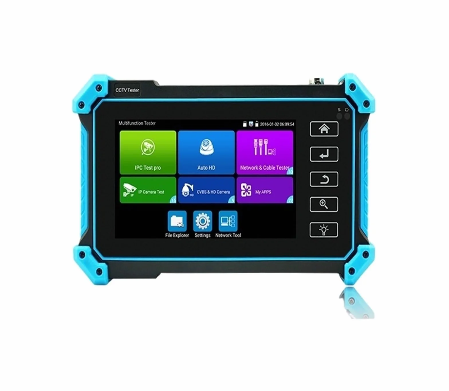 Tester per telecamere IP 5.4 Pollici IPS Touch Screen IPC Tester Strumento CCTV Tester For Telecamere 8MP AHD CVI TVI CVBS Telecamera IP HD Display Video Monitor Monitor per tester TVCC di sicurezza(C